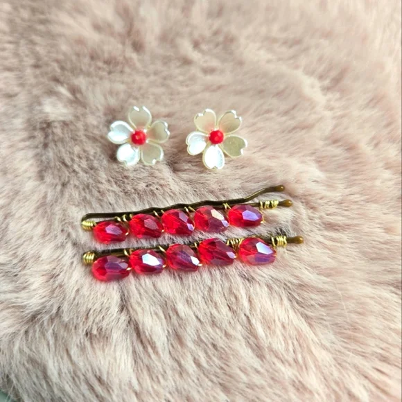Barrette studs set - Picture 3 of 4